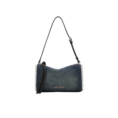 THE SCENE SMALL SHOULDER BAG IN DENIM